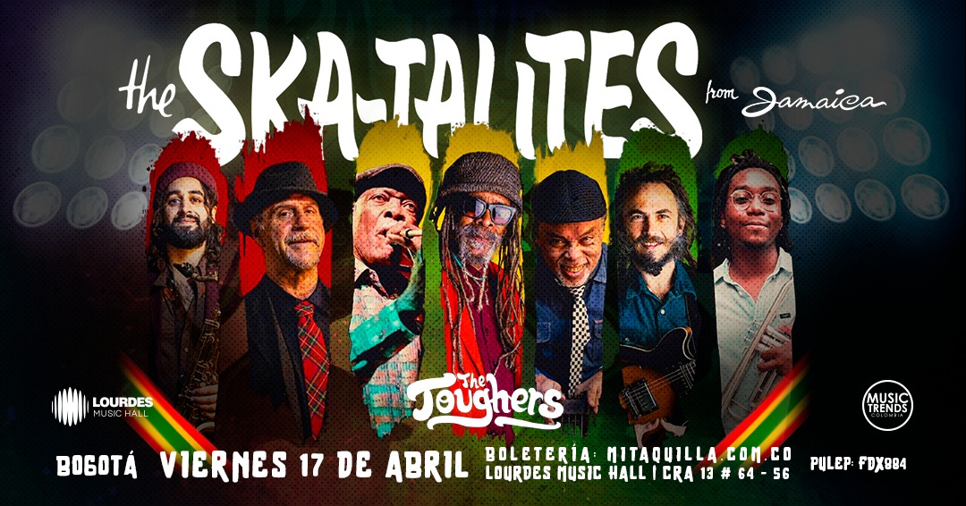Lourdes Music Hall en Bogotá recibe a las leyendas del ska The Skatalites